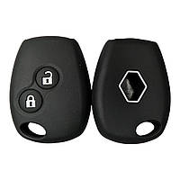 Силиконовый чехол для авто ключа для Renault Рено 2 кнопки защита для ключа