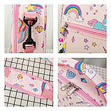 Прямокутна термосумка з ручкою, PEVA ланч бег Cool 4л, Єдиноріг, фото 2