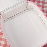 Прямокутна термосумка з ручкою, PEVA ланч бег Cool 4л, Динозаври, фото 2