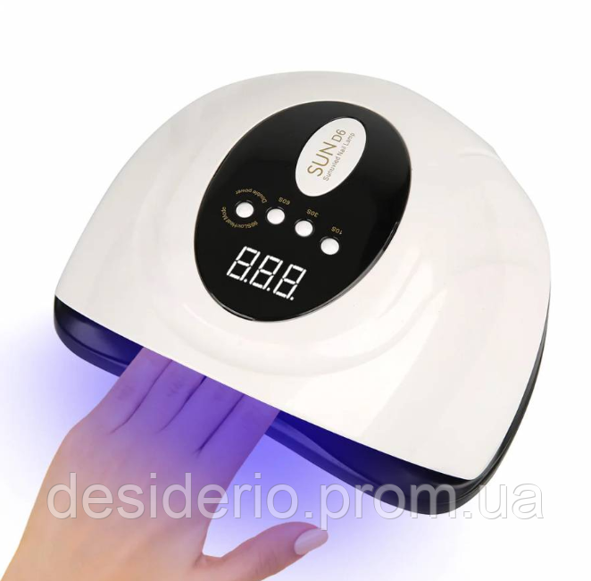 LED+UV Лампа для манікюру SUN D6, 150W (Лампа для нігтів, лед лампа для ...