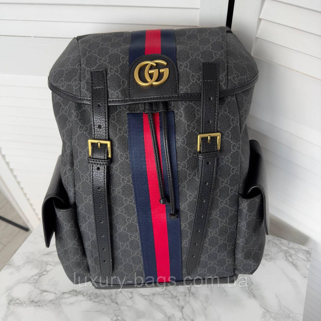 Великий чоловічий рюкзак Gucci, фото 1