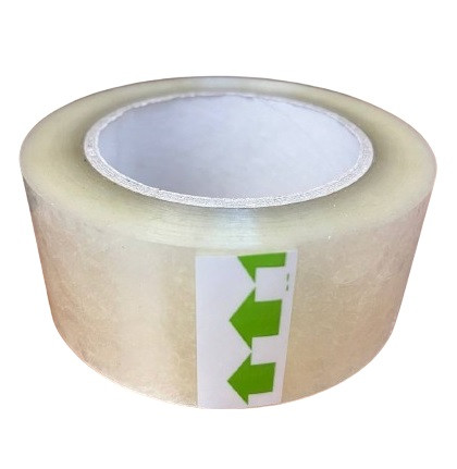 Стрічка клейка пакувальна Пак 48 мм*200 ярд прозора, фото 1