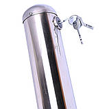 Зйомний стовпчик з нержавіючої сталі СНС750, MasteRoad – для організації дорожнього руху та безпеки (55-2162), фото 6