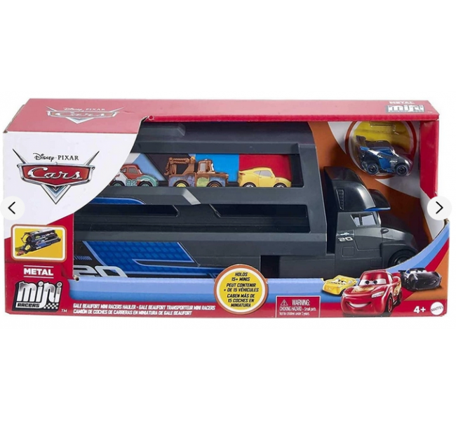 Трейлер транспортер Джексона Штірма Тачки Тягч Disney and Pixar Cars Mack Minis Transporter Гал Бофорт на 18