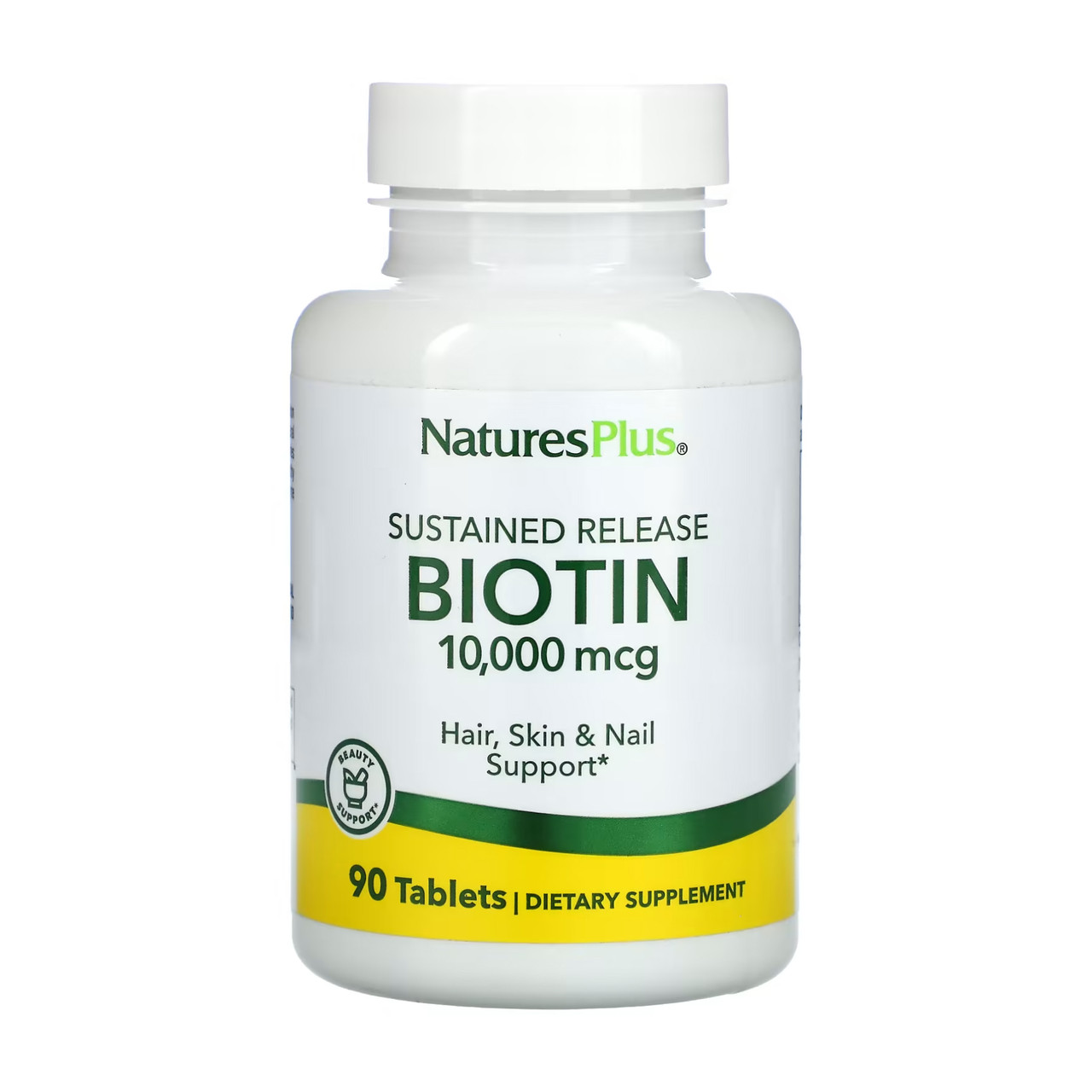 Biotin 10000 mcg - 90 tabs, фото 1