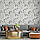 Панель стінова 3D 680х680х4мм Абстракція сіра SW-00001990, фото 4