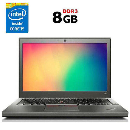 Нетбук Lenovo ThinkPad X250/ 12.5" (1366x768)/ Core i5-4300U/ 8 GB RAM/ 256 GB SSD/ HD 5500/ Дві АКБ, фото 1