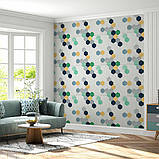 Панель стінова 3D 700х700х4мм Мозаїка синьо-жовта SW-00002016, фото 5