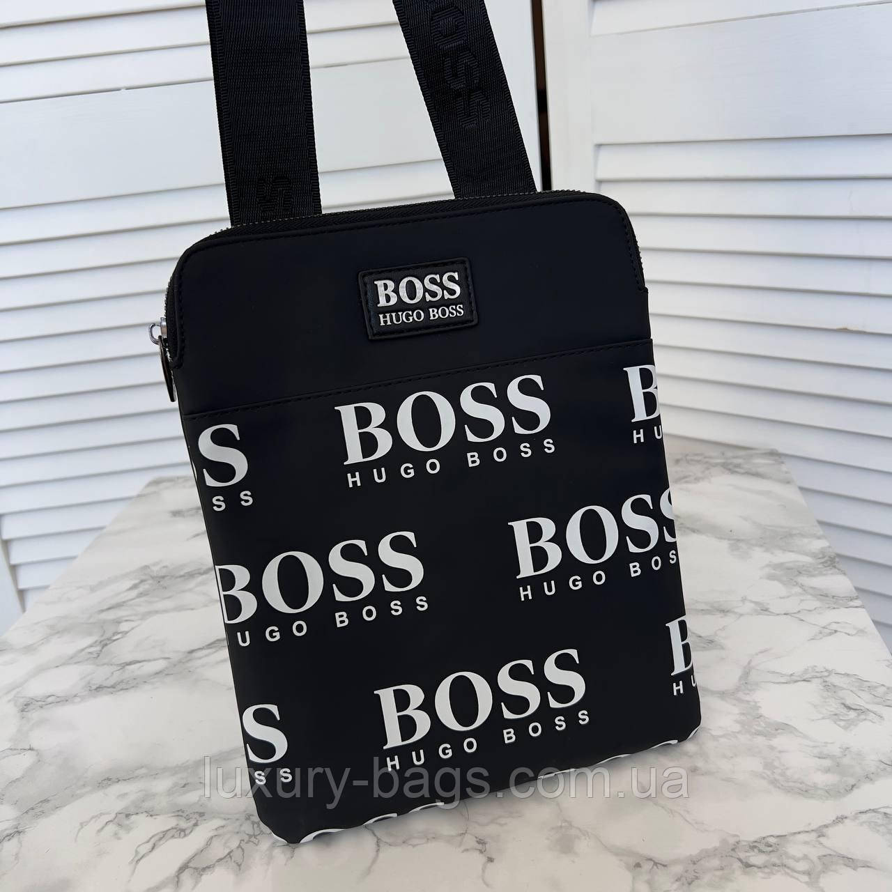 Крута чоловіча сумка через плече Hugo Boss