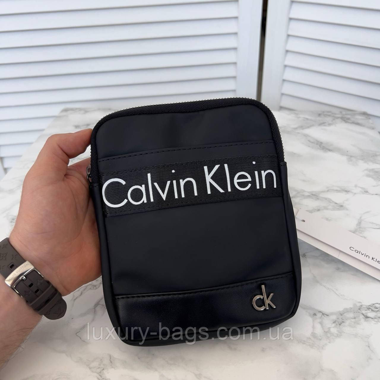 Модна чоловіча сумка через плече Calvin Klein