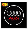 Светодиодные проекторы в дверь AUDI 4-го поколения shadow light MC-04