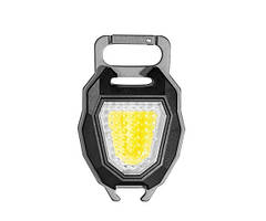 Ліхтарик брелок на ключ, стробоскоп із запальничкою UKC W5144 мульти