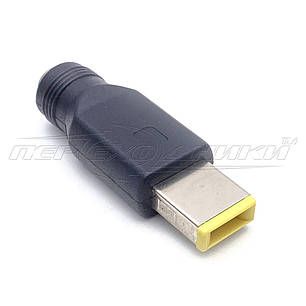 Перехідник живлення DC USB (Lenovo Yoga) — гніздо 5.5 х 2.1 мм, фото 1