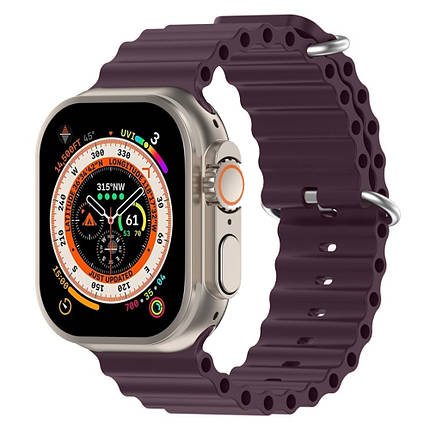 Ремінець ArmorStandart Ocean Band для Apple Watch All Series 42/44/45/49mm Berry purple (ARM74243), фото 2