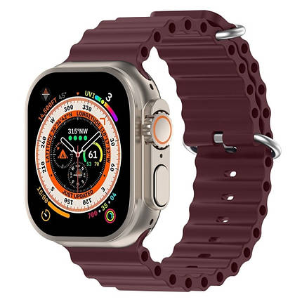 Ремінець ArmorStandart Ocean Band для Apple Watch All Series 42/44/45/49mm Wine Red (ARM74250), фото 2