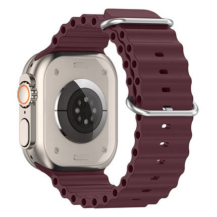 Ремінець ArmorStandart Ocean Band для Apple Watch All Series 42/44/45/49mm Wine Red (ARM74250), фото 3