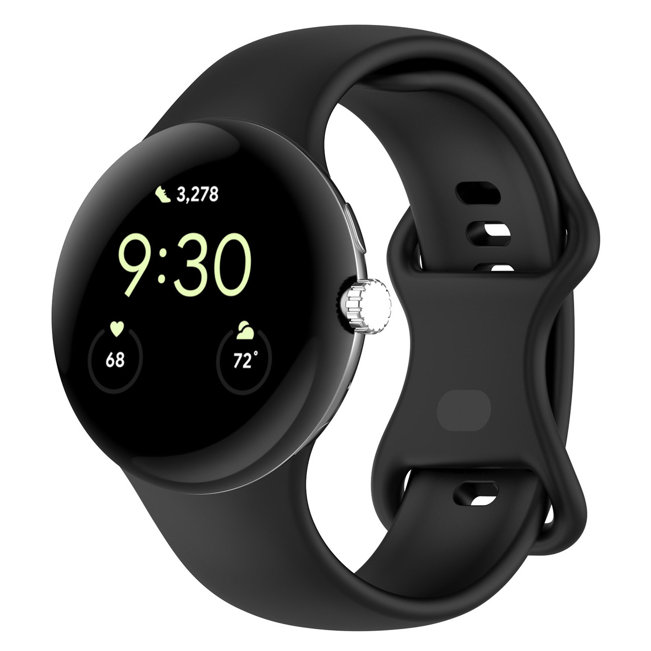 Ремінець TPU ArmorStandart для Google Pixel Watch 3 45 mm Black (ARM84019)