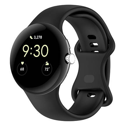 Ремінець TPU ArmorStandart для Google Pixel Watch 3 45 mm Black (ARM84019), фото 1