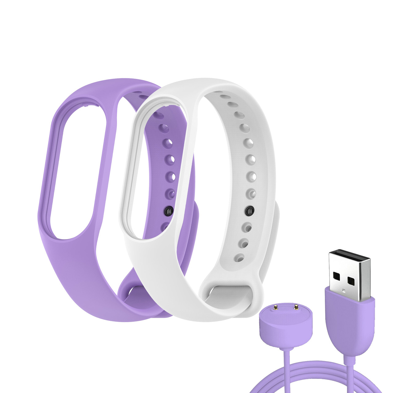 Ремешок ArmorStandart Set для Xiaomi Mi Band 7/6/5 New Style Lavender (ARM77039)