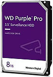 WD Жорсткий диск 8TB 3.5" 7200 256MB SATA Purple Pro Surveillance, фото 2