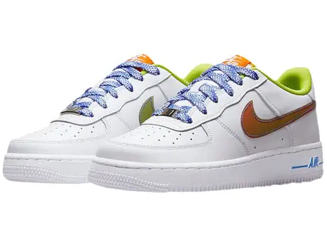 Кросівки спортивні Nike Air Force 1 Gs для спорту та на кожен день (DQ7767-100)