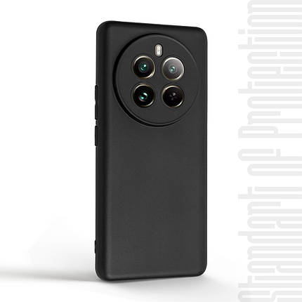 Чохол накладка TPU Armorstandart Matte Slim Fit для Realme 12 Pro/12 Pro+ Camera cover Black (ARM74749), фото 3
