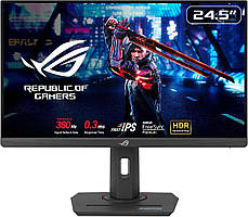 ASUS Монитор 24.5" ROG Strix XG259QNS 2xHDMI, DP, 2xUSB, Audio, IPS, 380Hz, 0.3ms, sRGB 110%, AdaptiveSync,