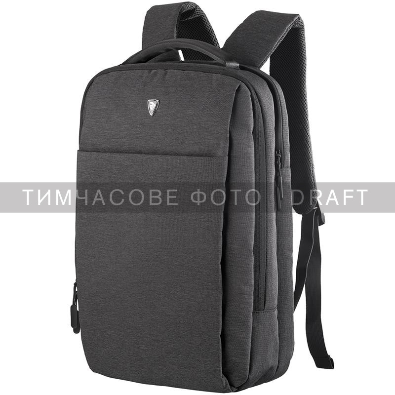 2E Рюкзак, Melange 17", чорний