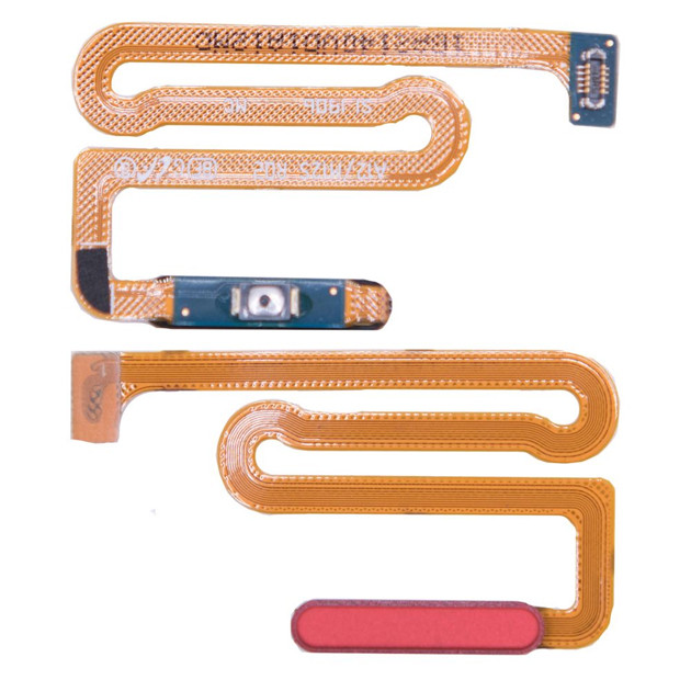 Шлейф Samsung A125F/A135/A136/M125F/M127F зі сканером відбитка пальця red