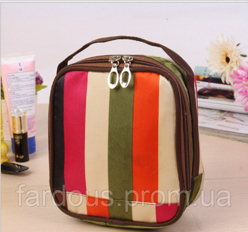 Міні сумочка - косметичка з люстерком. Органайзер для дрібниць і гаджетів, фото 1