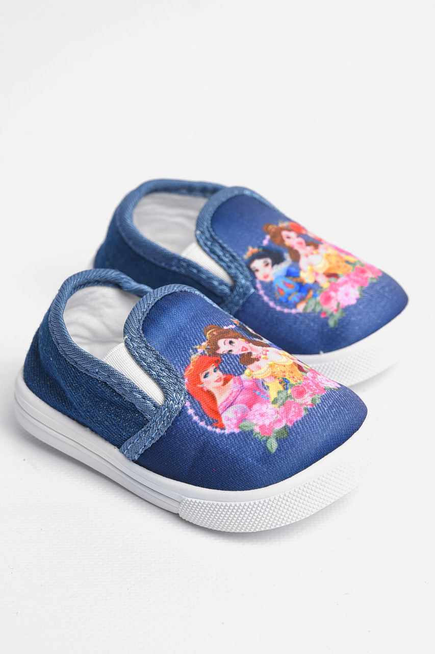 Мокасини дитячі синього кольору без застібки р.20 180775P, фото 1