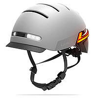 Захисний шолом Livall BH51M NEO (L) Sandstone Grey (57-61см), акустика, мікрофон, сигнали поворотів та стопів, додаток, пульт