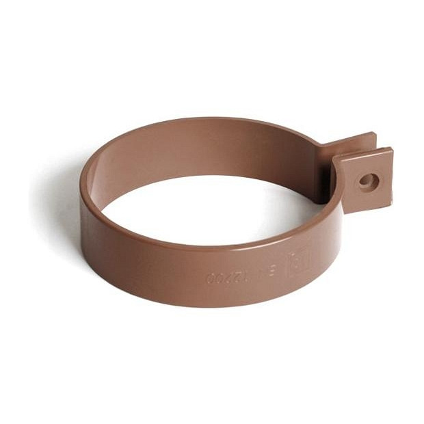 Хомут труби 90 мм BRYZA Бриза ПВХ коричневий 8017