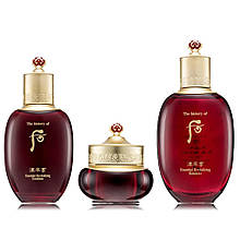 The History of Whoo Jinyulhyang Intensive 3 set/ Набір з 3 предметів для інтенсивного відновлення шкіри 44 мл