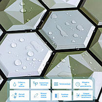 Декоративна ПВХ плитка на самоклейці 280х300х5мм Соти, ціна за 1 шт. (СПП-502) SW-00000666, фото 4