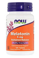 Мелатонін Now Foods MELATONIN 5mg SR  120 таблеток