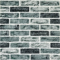 Самоклеющаяся 3D панель 700x700x5мм Клинкер синий кирпич (413) SW-00000768