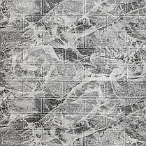 Самоклеюча 3D панель під чорний мармур в рулоні 19600x700x3мм (R061-3-20) SW-00001196, фото 3