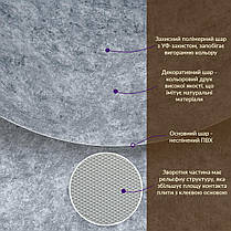 Декоративна ПВХ плита 1,22м х 2,44м х 3мм Попелястий мармур SW-00001405, фото 3