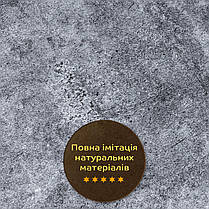 Декоративна ПВХ плита попелястий мармур 600*600*3mm (S) SW-00001626, фото 6