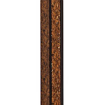 Рейка декоративна PS 2900х120х12мм Мідний із золотими вкрапленнями SW-00001747, фото 4