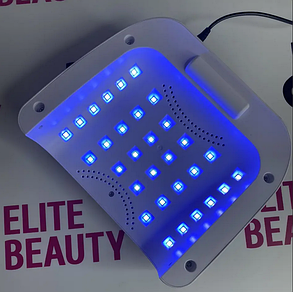 Лампа для сушіння гель-лаку Ledme 5 B 120 вт з акумулятором синя, фото 4