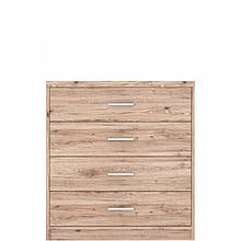 Комод в спальню з ЛДСП KOM4S Шанталь Gerbor Дуб сан-ремо світлий