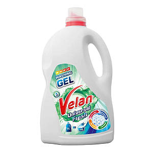 Гель для прання Velan Universal Fresh універсальний свіжість 5л (VL52193)