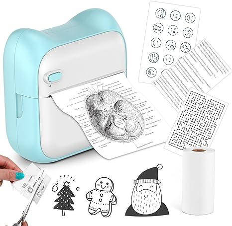 Портативный термопринтер Mini Printer Мини-принтер для смартфона ...