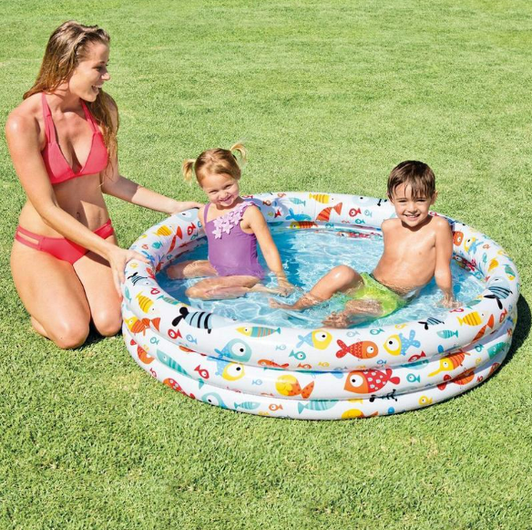 Басейн із м'ячиком і кругом Intex 59431 на 248 літра, фото 1