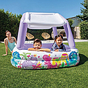 Дитячий ігровий басейн із зємним дахом Intex 57470 NP на 282 літра, фото 4