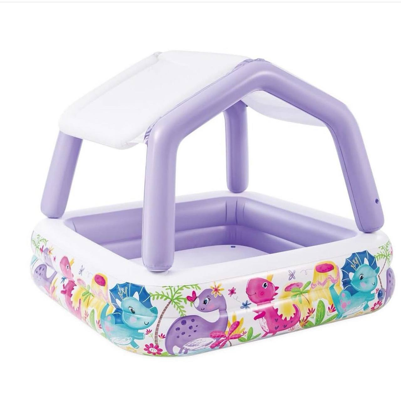 Дитячий ігровий басейн Intex 57470 NP із з'ємним дахом на 282 літра, 157х122 см, фото 1