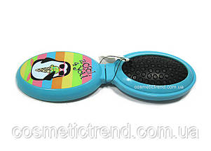 Щітка для волосся масажна складана з дзеркалом Salon Professional (різні кольори), фото 5