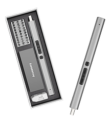 Викрутка електрична на акумуляторі з підсвіткою та комплектом біт 30 шт. зарядка Type-С ( код: SD30SS )